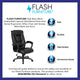 High Back Black LeatherSoft Layered Upholstered Executive Ergonomic Office Chair