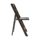 Early American Wood |#| Commercial Grade Solid Wood Portable Folding Dining Chair, Early American Finish