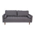 Hudson Mid-Century Modern Sofa with Tufted Upholstery & Solid Wood Legs