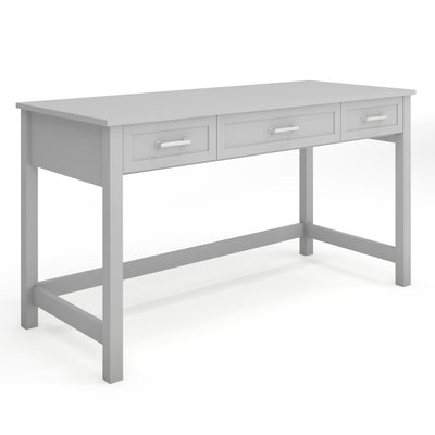 Hutton Shaker Style Home Office 3 Drawer Desk - View 1