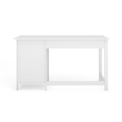 Hutton Shaker Style Home Office Desk with 2 Side Drawers - View 2