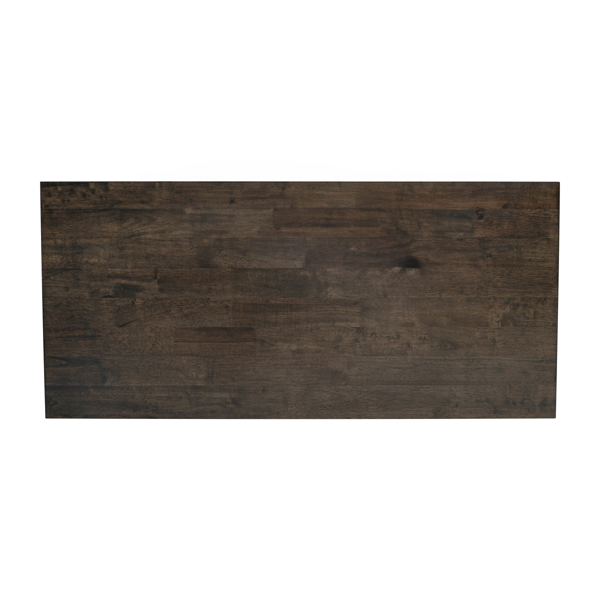 Dark Gray |#| Solid Wood Traditional Farmhouse Coffee Table in Dark Gray