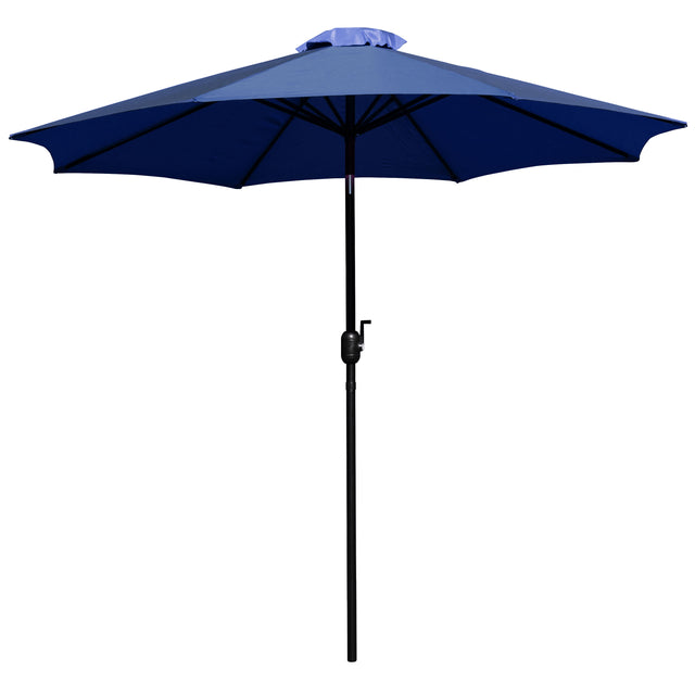 Kona 9 FT Round Umbrella with 1.5" Diameter Aluminum Pole with Crank and Tilt Function - View 1