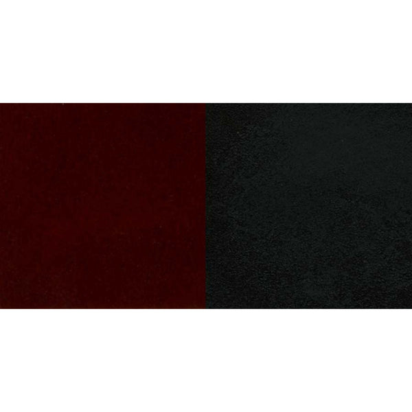 Cherry Wood Seat/Black Metal Frame |#| Black Ladder Back Metal Restaurant Chair - Cherry Wood Seat