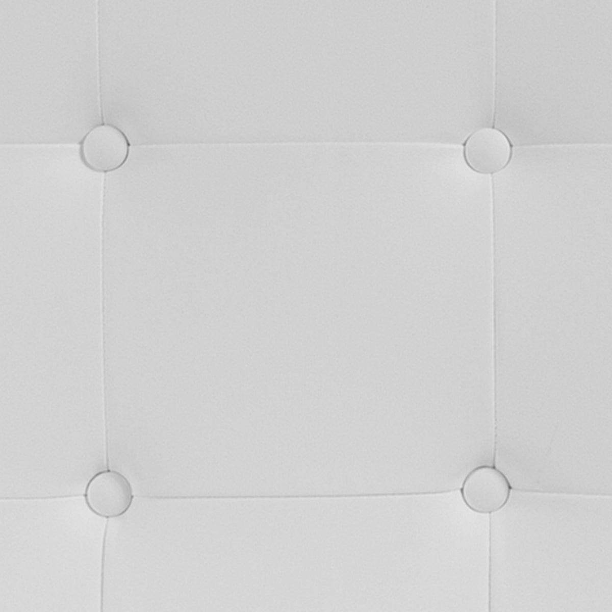 White,Full |#| Button Tufted Upholstered Full Size Headboard in White Vinyl