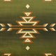 Green,8' x 10' |#| Multipurpose Southwestern Style Patterned Indoor Area Rug - Green - 8' x 10'
