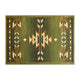 Green,4' x 5' |#| Multipurpose Southwestern Style Patterned Indoor Area Rug - Green - 4' x 5'