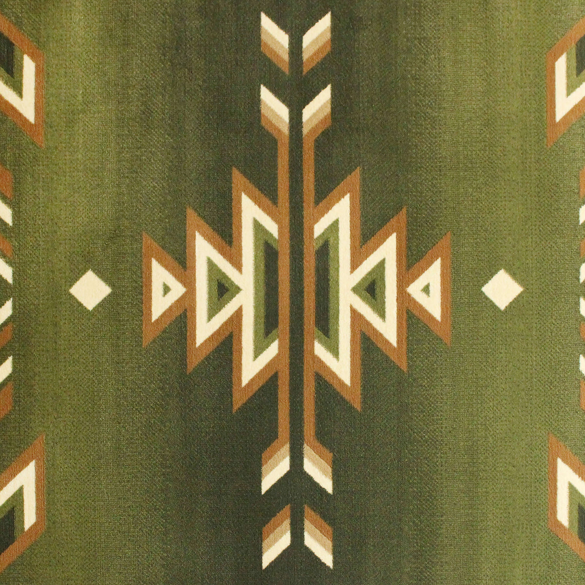 Green,4' x 5' |#| Multipurpose Southwestern Style Patterned Indoor Area Rug - Green - 4' x 5'