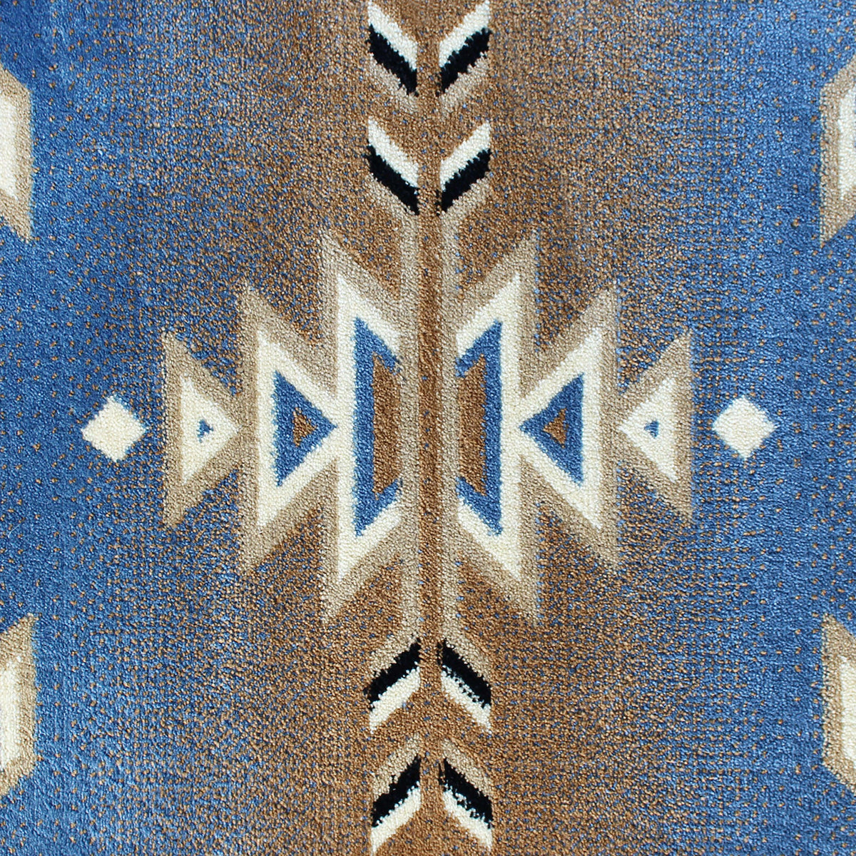 Blue,2' x 7' |#| Multipurpose Southwestern Style Patterned Indoor Area Rug - Blue - 2' x 7'