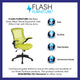Green Mesh/Black Frame |#| Mid-Back Green Mesh Swivel Ergonomic Task Office Desk Chair with Flip-Up Arms