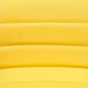 Yellow Vinyl/Chrome Frame |#| Yellow Vinyl Adjustable Height Barstool w/ Horizontal Stitch Back & Chrome Base