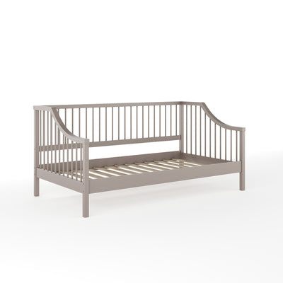 Neely Solid Wood Platform Daybed with Wooden Spindles and Slatted Foundation with No Box Spring Required - View 1