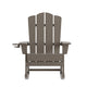Brown |#| Commercial All-Weather Rocking Adirondack Chair with Swiveling Cupholder - Brown