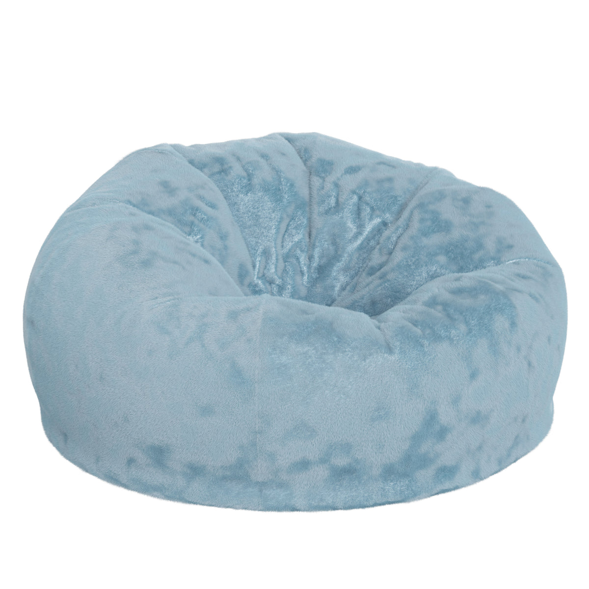 Teal Furry |#| Oversized Teal Furry Refillable Bean Bag Chair for All Ages
