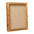 Peyton Shadow Box Display Case with Linen Liner, Push Pins and Solid Pine Wood Frame