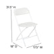 Blue |#| 10' x 10' Blue Pop Up Canopy, Folding Table and 4 White Folding Chairs Bundle