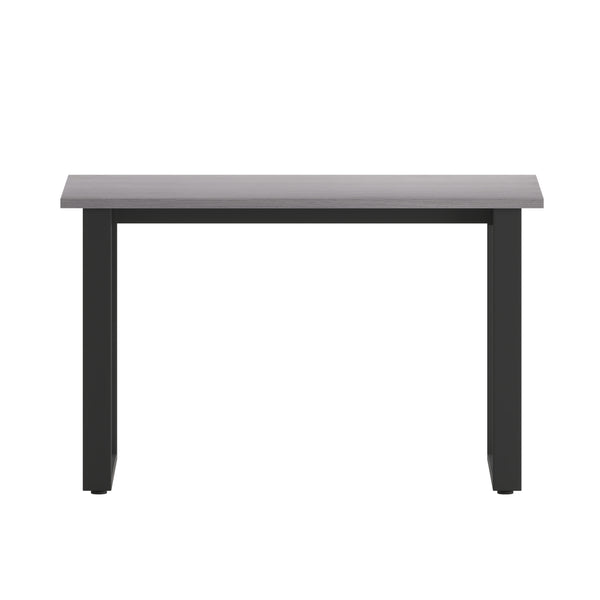 Gray Oak |#| Commercial 48x24 Conference Table with Laminate Top and U-Frame Base - Gray Oak