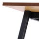 Walnut |#| Commercial 48x30 Conference Table with Laminate Top and A-Frame Base - Walnut