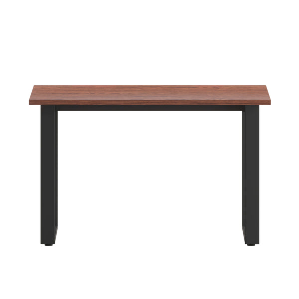 Walnut |#| Commercial 48x30 Conference Table with Laminate Top and U-Frame Base - Walnut