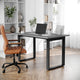 Gray Oak |#| Commercial 48x30 Conference Table with Laminate Top and U-Frame Base - Gray Oak