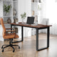 Walnut |#| Commercial 60x24 Conference Table with Laminate Top and U-Frame Base - Walnut