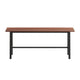 Walnut |#| Commercial 72x36 Conference Table with Laminate Top and A-Frame Base - Walnut