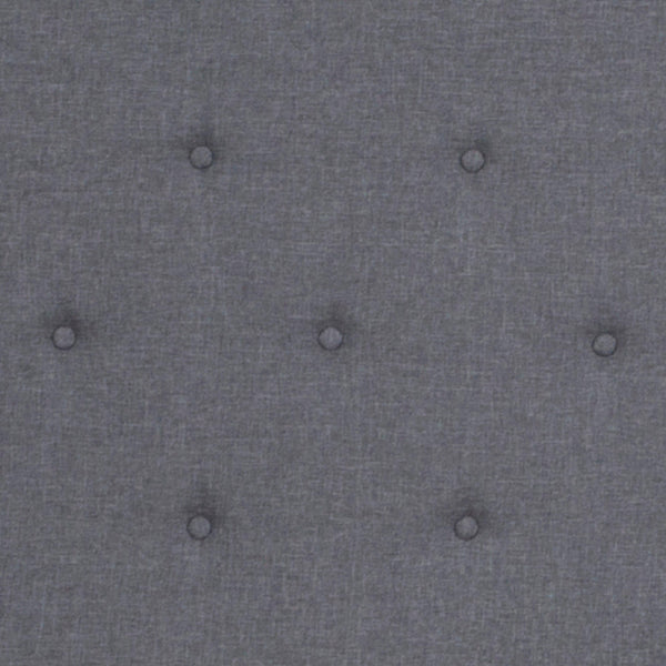 Beige,Queen |#| Queen Size Panel Tufted Upholstered Platform Bed in Beige Fabric