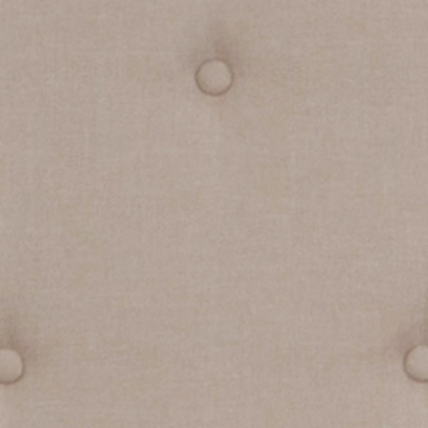 Beige,Full |#| Full Size Panel Tufted Beige Fabric Platform Bed with Pocket Spring Mattress