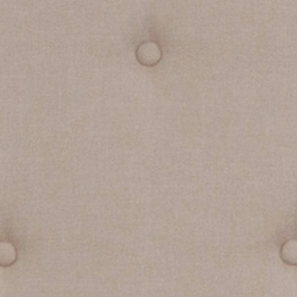 Beige,Full |#| Full Size Panel Tufted Beige Fabric Platform Bed with Pocket Spring Mattress