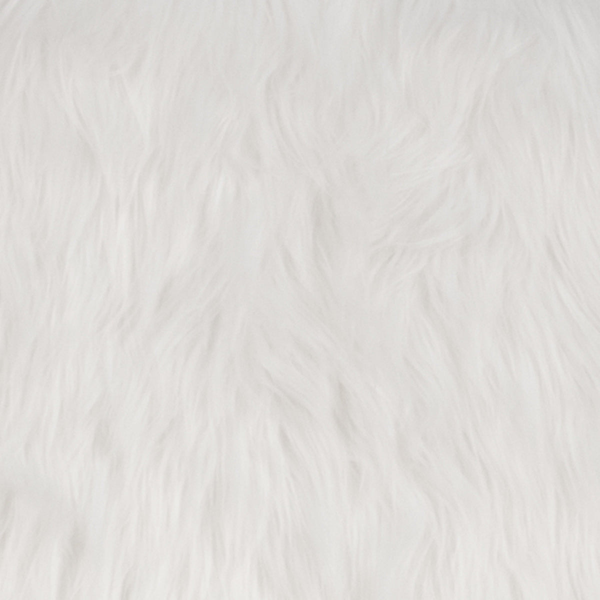 White |#| Shaggy Dog White Accent Chair - Dorm Furniture - Retro Chair - Faux Fur Chair