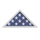 White |#| Solid Wood White Display Case for 9.5 x 5 Veterans Flag
