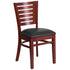 Slat Back Wooden Restaurant Chair