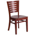 Slat Back Wooden Restaurant Chair