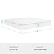 King |#| Medium Support Dual-Action Green Tea Cooling Memory Foam Mattress in a Box-King