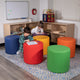 Yellow |#| 18inchH Soft Seating Flexible Circle for Classrooms and Common Spaces - Yellow