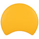 Yellow |#| 18inchH Soft Seating Flexible Moon for Classrooms and Common Spaces - Yellow