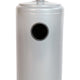 Silver |#| Outdoor Patio Heater - Silver - 7.5 Feet Round Steel Patio Heater - 40,000 BTU's
