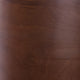 Burgundy Vinyl Seat/Walnut Wood Frame |#| Solid Back Walnut Wood Restaurant Chair - Burgundy Vinyl Seat