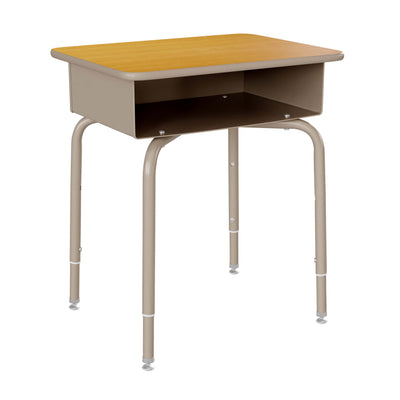 Student Desk with Open Front Metal Book Box - View 1