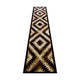 Brown,2' x 11' |#| Southwestern Style Diamond Patterned Indoor Area Rug - Brown - 2' x 11'