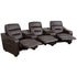 Theatre Seats | LeatherSoft Reclining Home Theatre Sectional Sofa