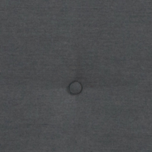 Dark Gray,Twin |#| Twin Two Button Tufted Platform Bed/Memory Foam Mattress-Dark Gray Fabric