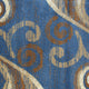 Blue,2' x 11' |#| Modern Distressed Swirl Abstract Style Indoor Area Rug in Blue - 2' x 11'