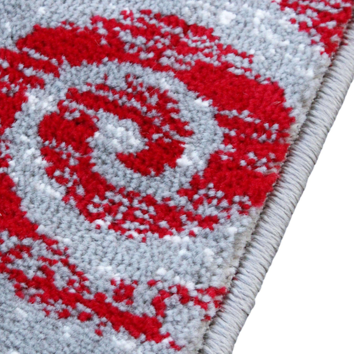 Red,2' x 11' |#| Modern Distressed Swirl Abstract Style Indoor Area Rug in Red - 2' x 11'