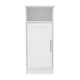 White |#| Modern Bathroom Storage Cabinet with Magnetic Close Door and 3 shelves - White