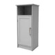 Gray |#| Modern Bathroom Storage Cabinet with Magnetic Close Door and 3 shelves - Gray