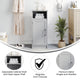 Gray |#| Modern Bathroom Storage Cabinet with Magnetic Close Door and 3 shelves - Gray