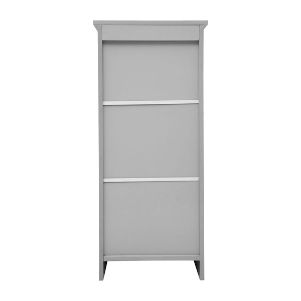 Gray |#| Modern Bathroom Storage Cabinet with Magnetic Close Door and 3 shelves - Gray