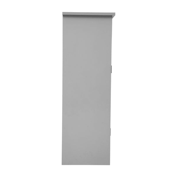 Gray |#| Modern Bathroom Storage Cabinet with Magnetic Close Door and 3 shelves - Gray