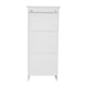 White |#| Modern Bathroom Storage Cabinet with Magnetic Close Door and 3 shelves - White